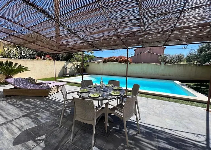 La Marjolaine - Villa pour 6 pers avec piscine